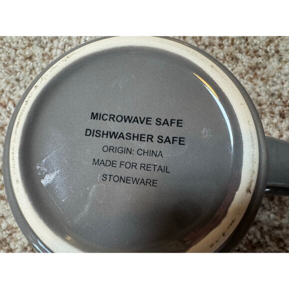 "Coffee is my Love Language" Gray Mug, Simple Clean font - Picture 5 of 6